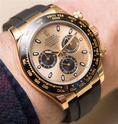 rolex daytona gold band